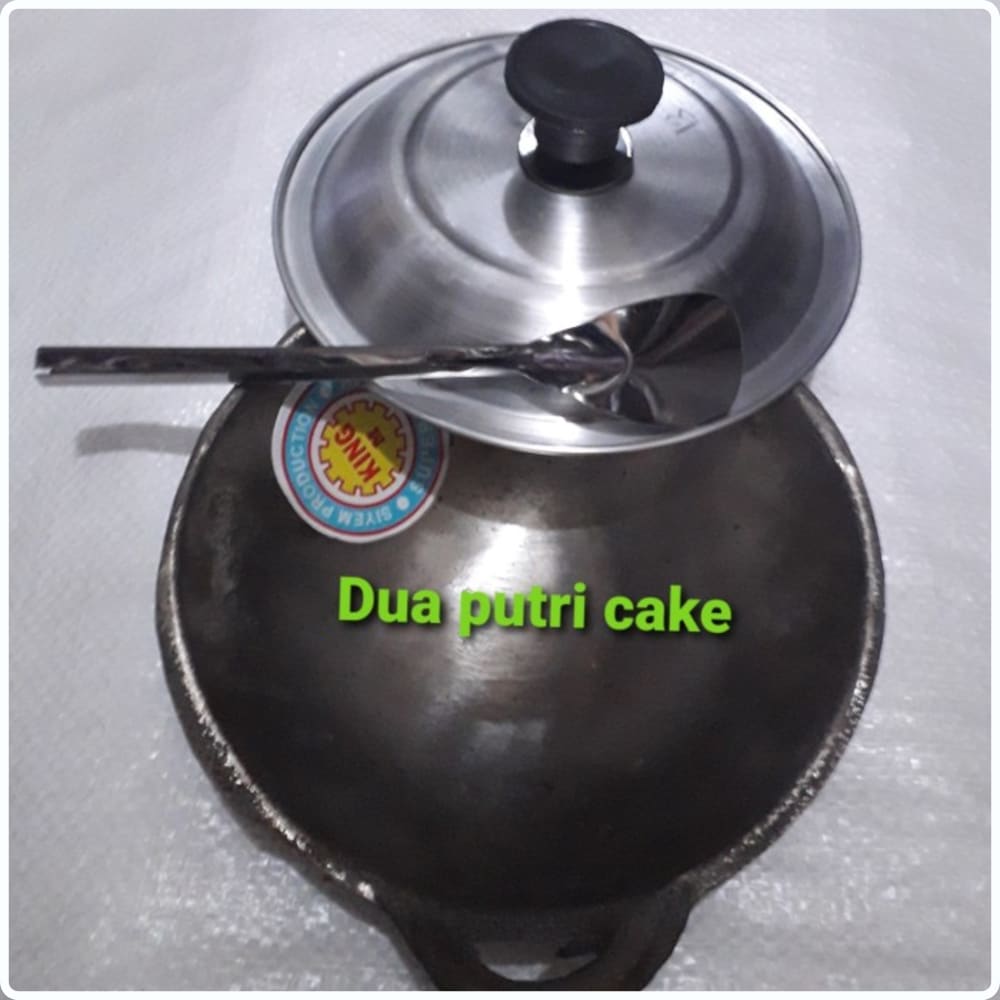 Jual Wajan    Besi 17Cm Untuk Kue Serabi,Kue Cuhcur,Kue Ape + Tutup