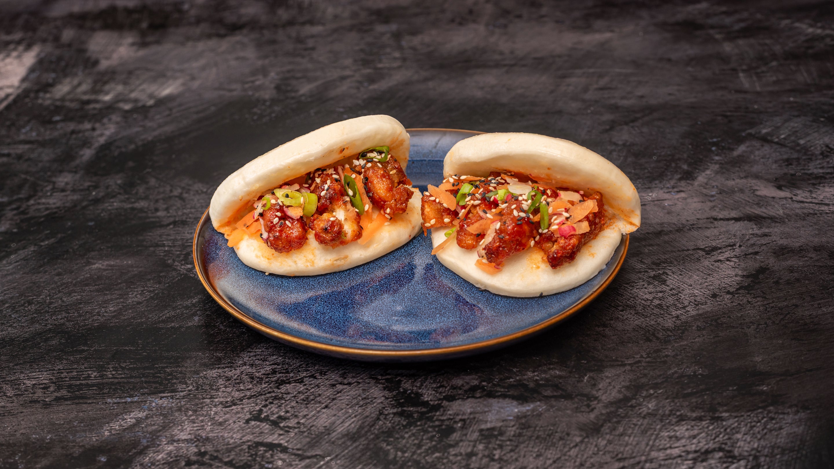 Tebasaki Chicknot Bao Buns at Momocha
