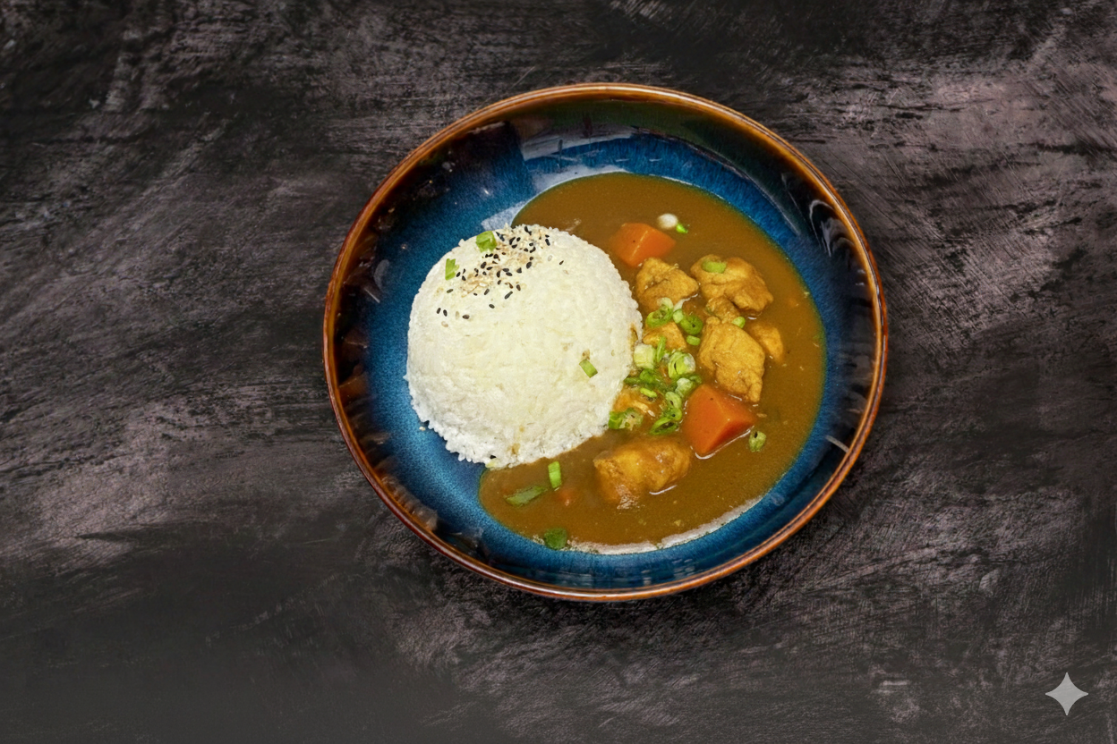 Katsu Curry and Rice at Momocha