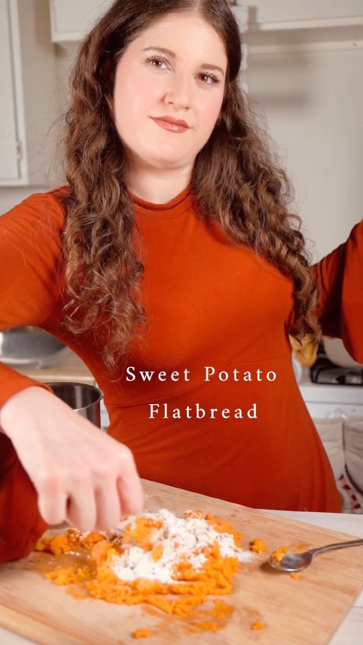 𝚂𝚠𝚎𝚎𝚝 𝙿𝚘𝚝𝚊𝚝𝚘 𝙵𝚕𝚊𝚝𝚋𝚛𝚎𝚊𝚍. 🍠 🌯🥙 Eating vegan isn’t so...