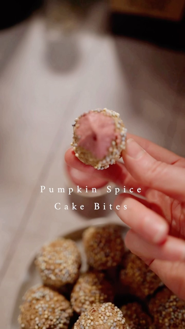 𝙿𝚞𝚖𝚙𝚔𝚒𝚗 𝚂𝚙𝚒𝚌𝚎 𝙲𝚊𝚔𝚎 𝙱𝚒𝚝𝚎𝚜 🍡🧁🍰 This is a version of ...