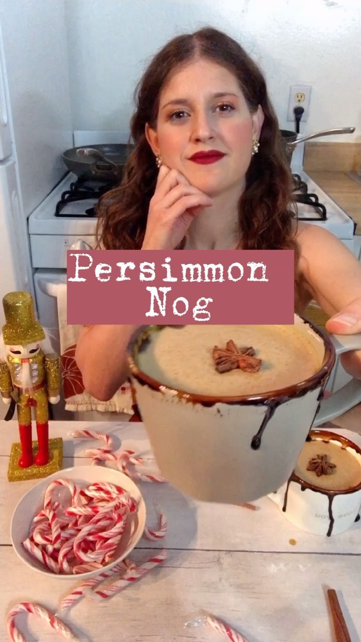 𝚅𝚎𝚐𝚊𝚗 𝙿𝚎𝚛𝚜𝚒𝚖𝚖𝚘𝚗 𝙽𝚘𝚐 Finally here is the eggnog rec...