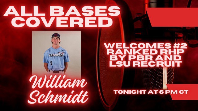 Here we have our first guess tonight William Schmi...