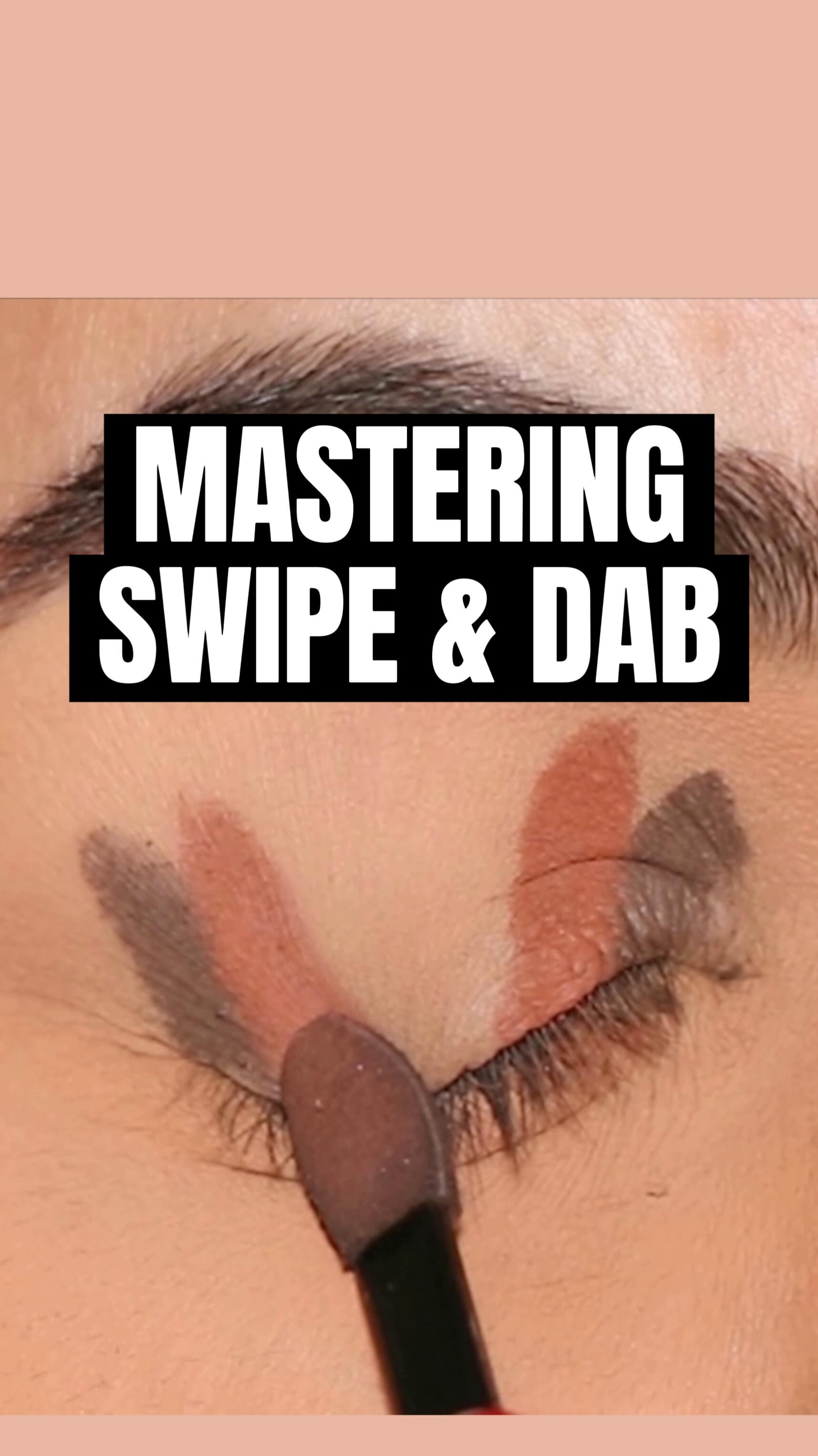 This Swipe & Dab and taking the shadows all the wa...