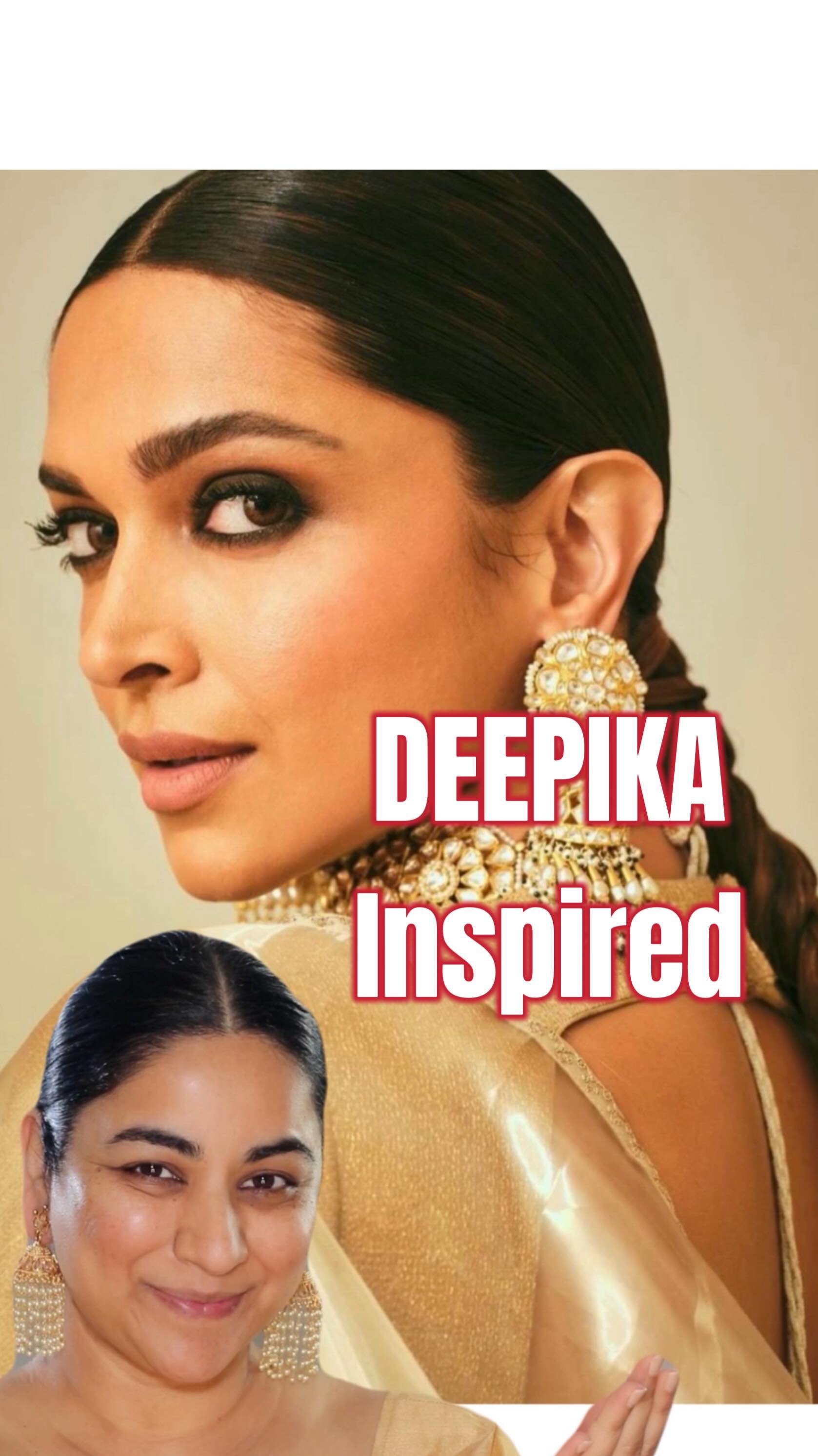 I tried to recreate the stunning Deepika Padukone’...