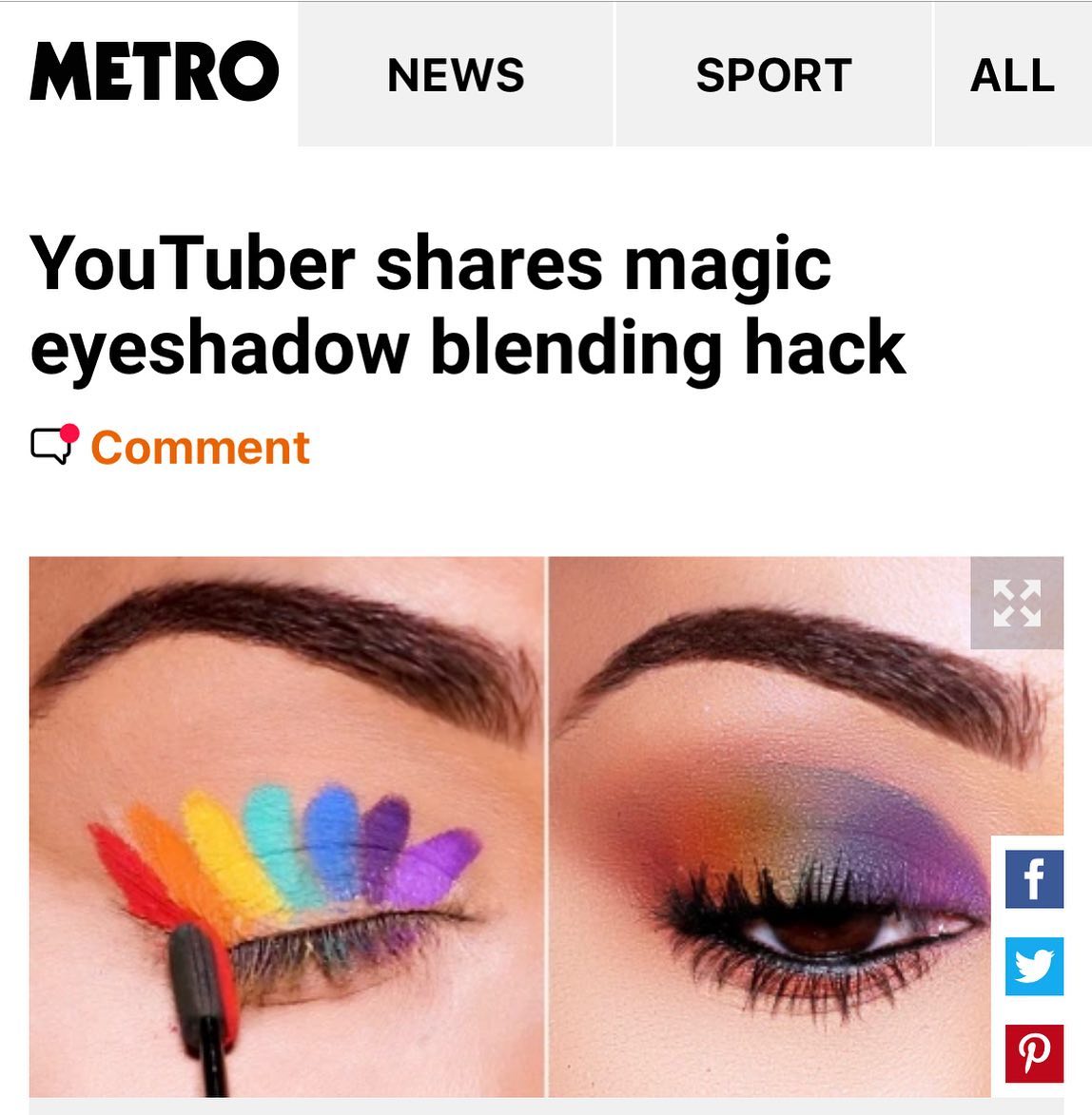 If eyeshadow blending intermediates you, try my da...