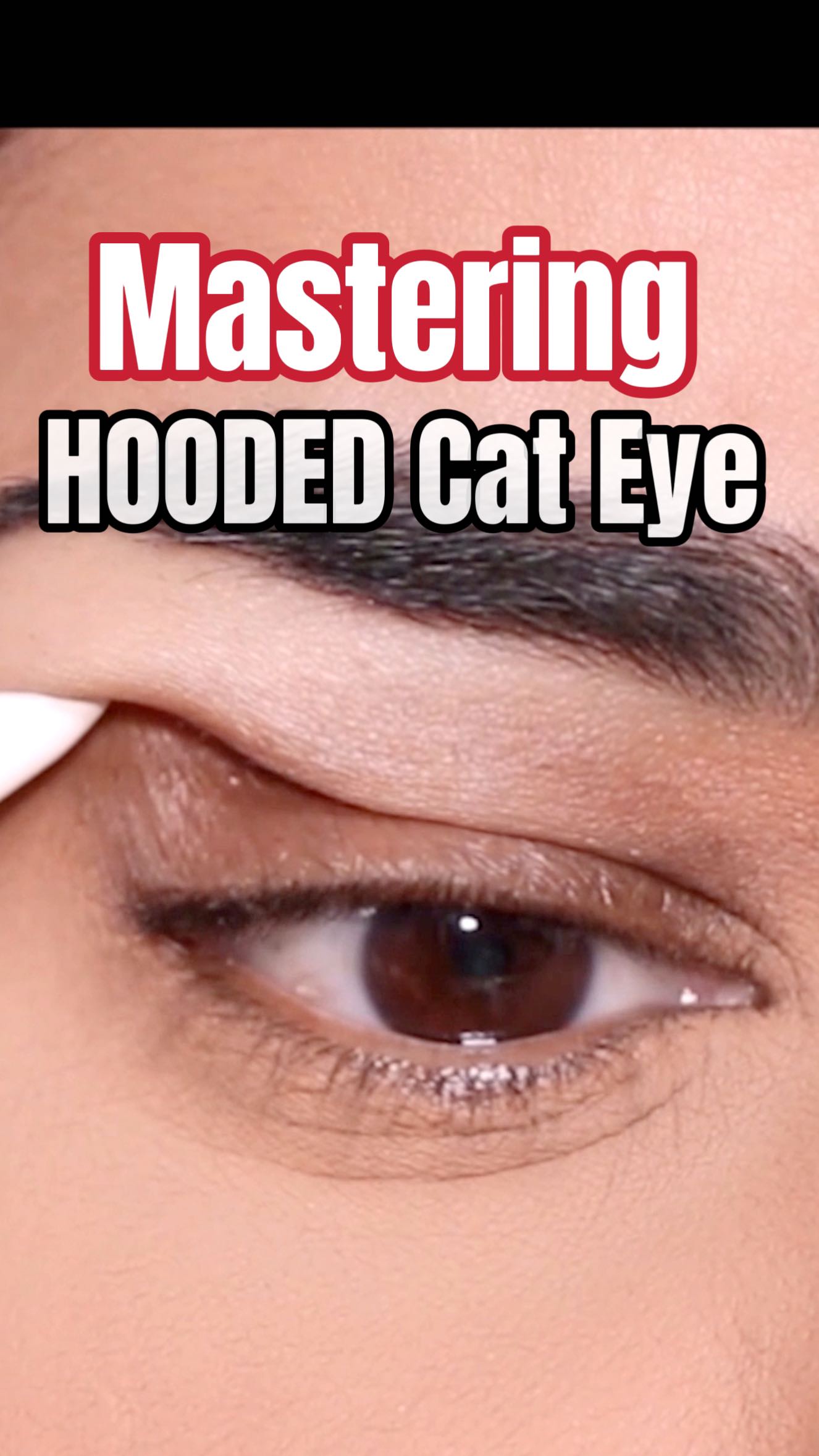 How to Get a Perfect Cat Eye for HOODED Eyes (No W...