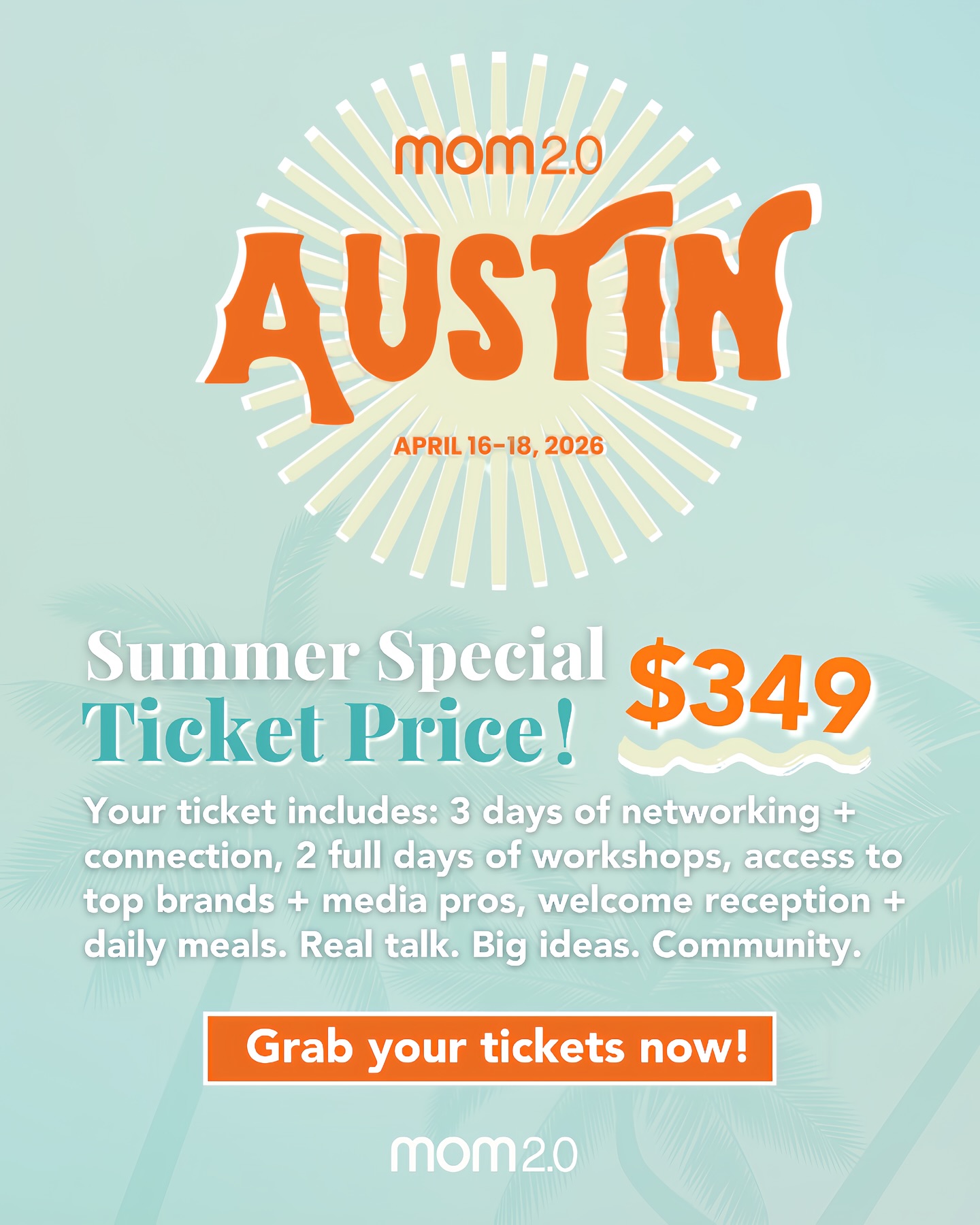 Mark your calendars Mom 2.0 Summit is coming to Au...