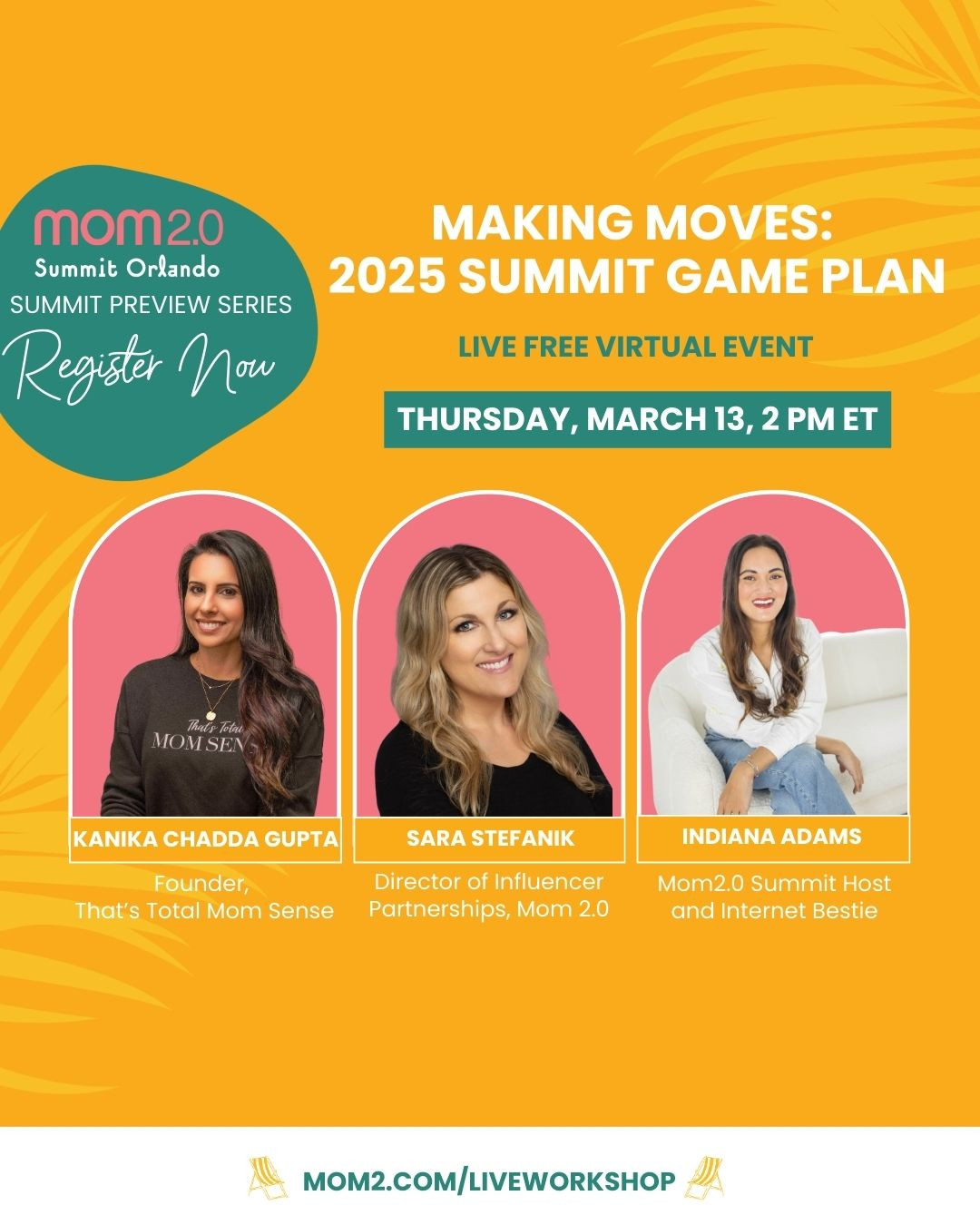 🤩Get an inside look at the ultimate Mom 2.0 Summit...