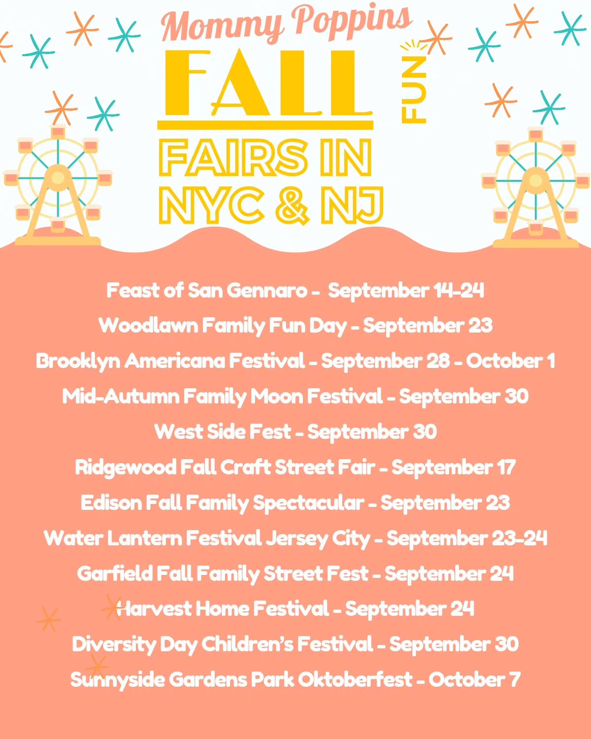 🍂🍎🎃 The BEST Fall Fairs in NYC & NJ for Families ⤵...