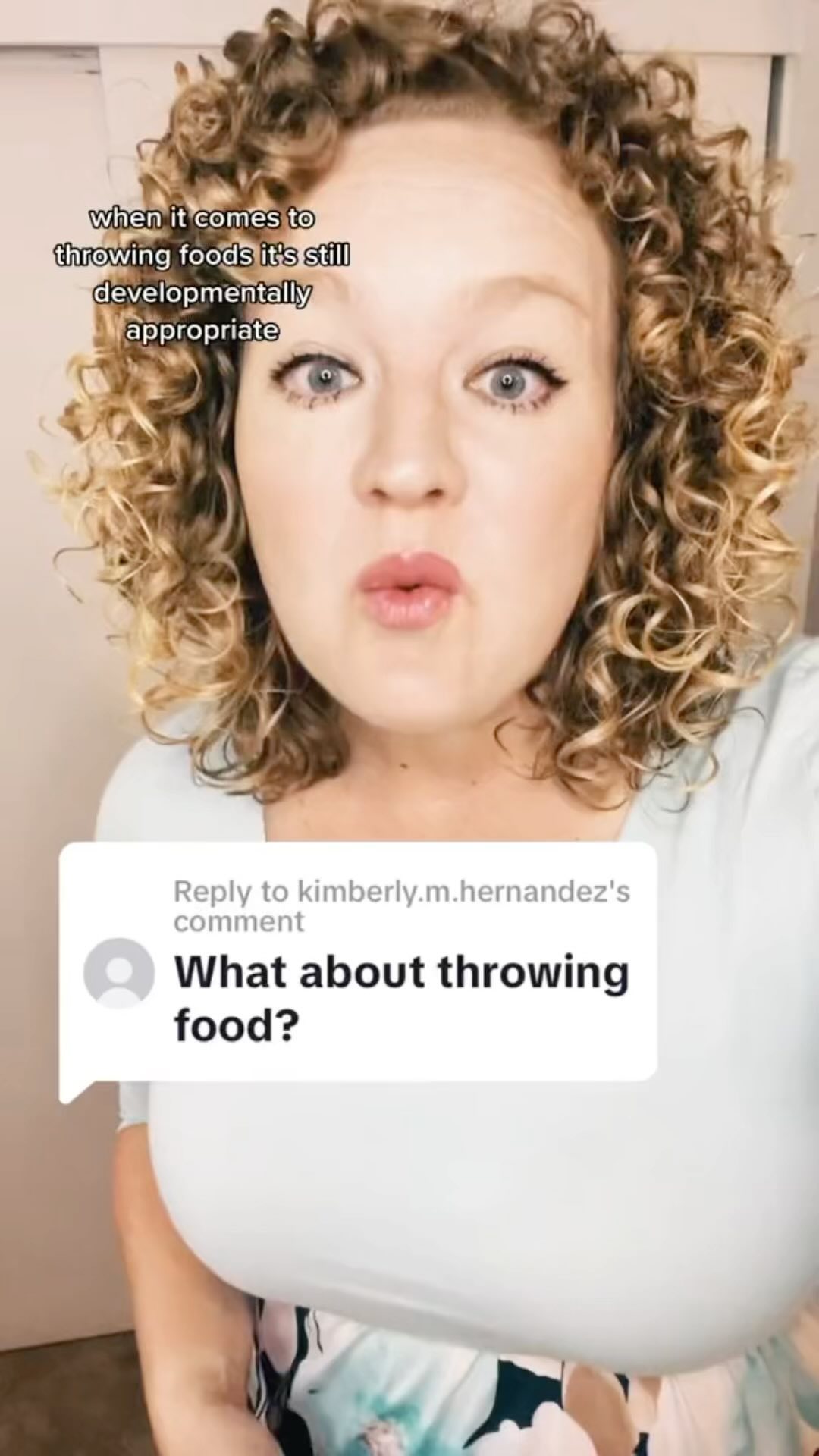Is your little one throwing food?! Know that this ...