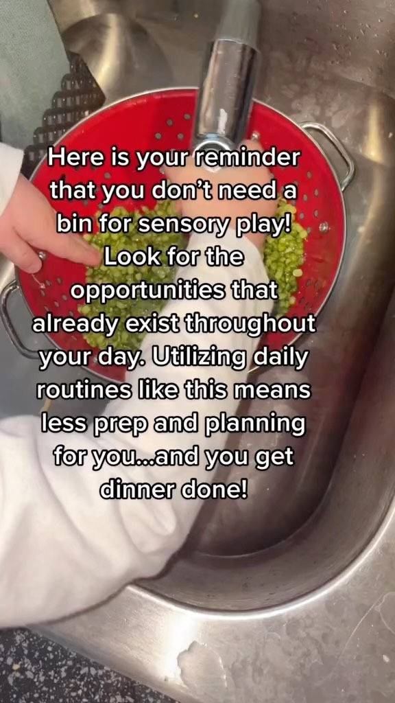 What other sensory opportunities can you find thro...