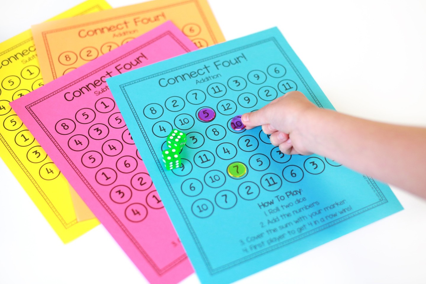 It's no secret that I love math games in the class...