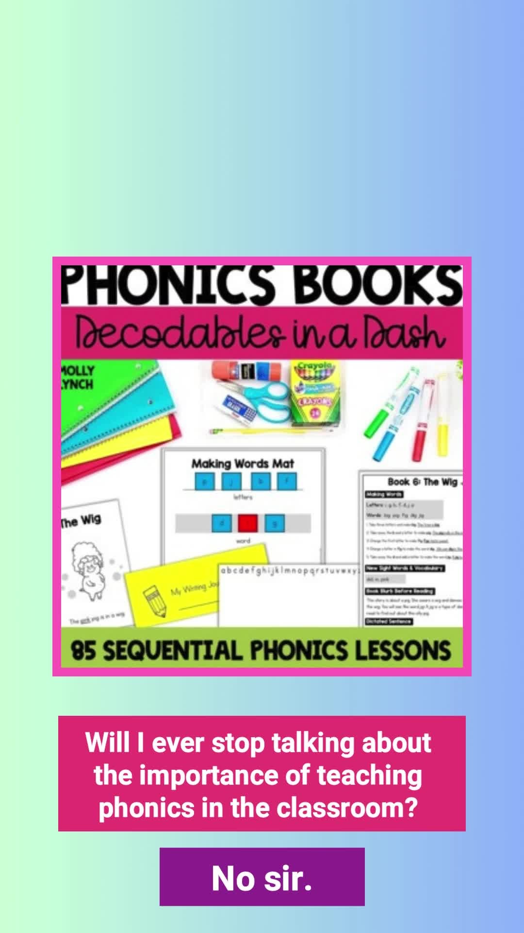Phonics is the best foundation we can give our you...