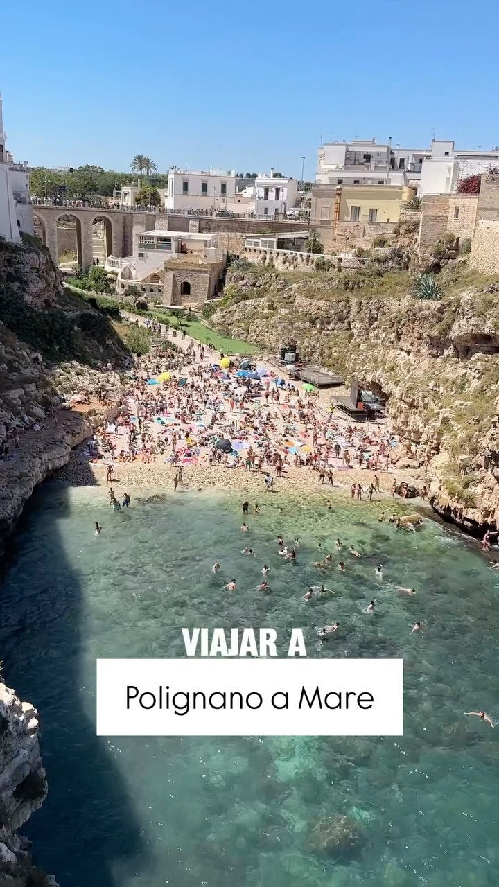 ¿Conoces Polignano a Mare en la región italiana de...