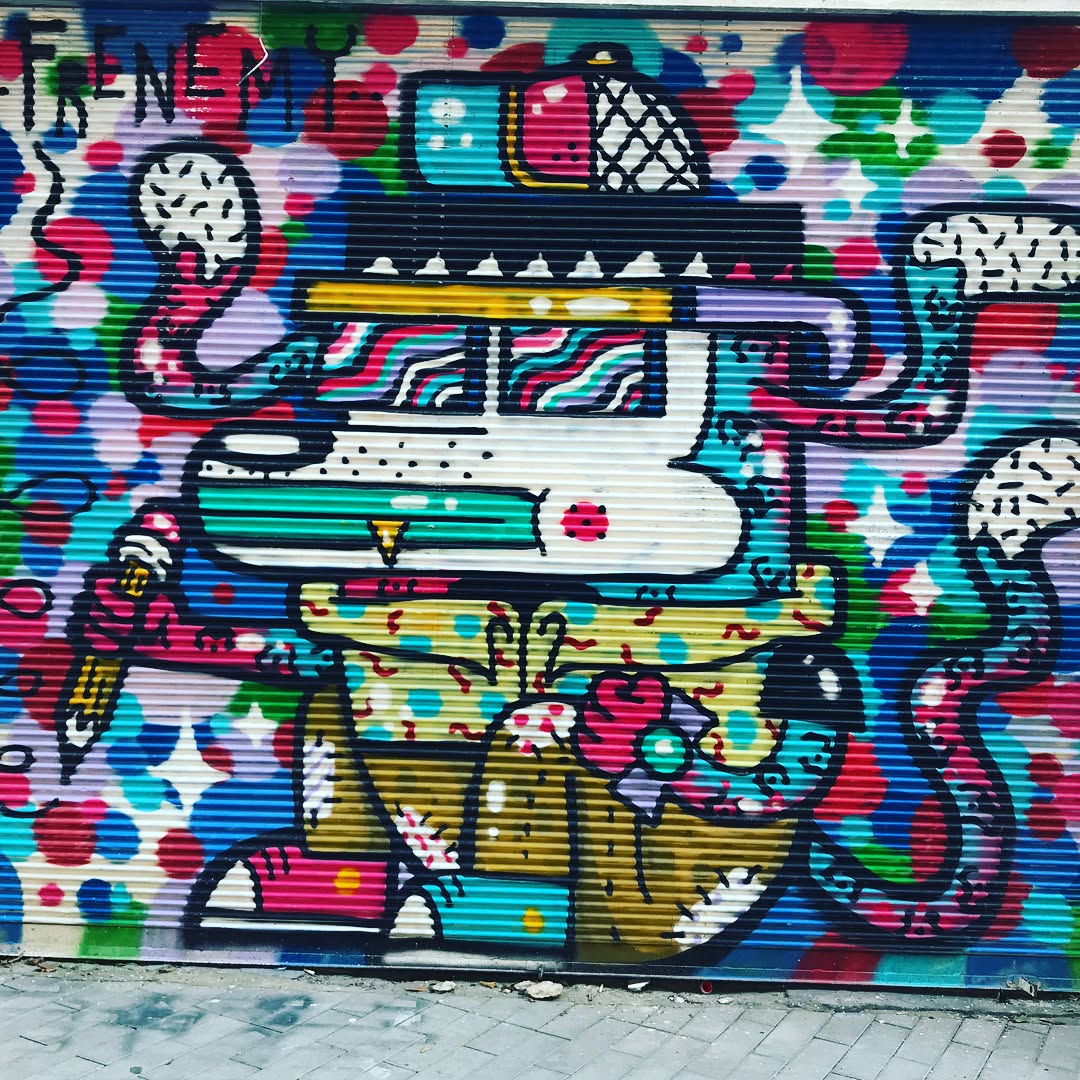 Recorriendo Tel Aviv y conociendo el arte callejer...