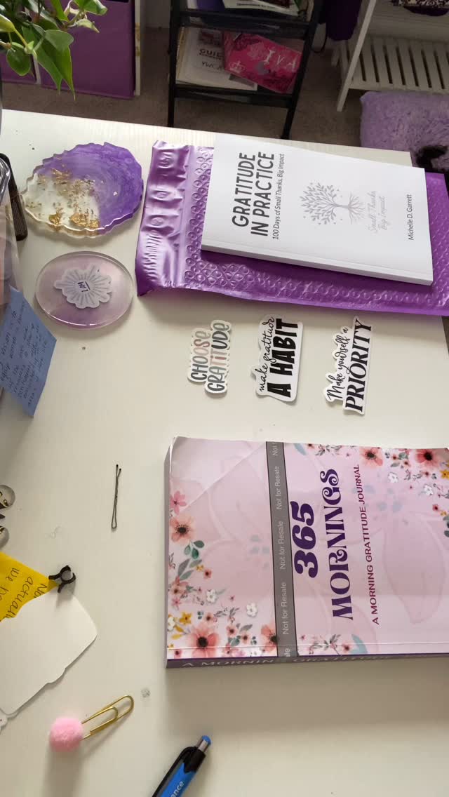 Gratitude journaling helps me focus on the good, e...