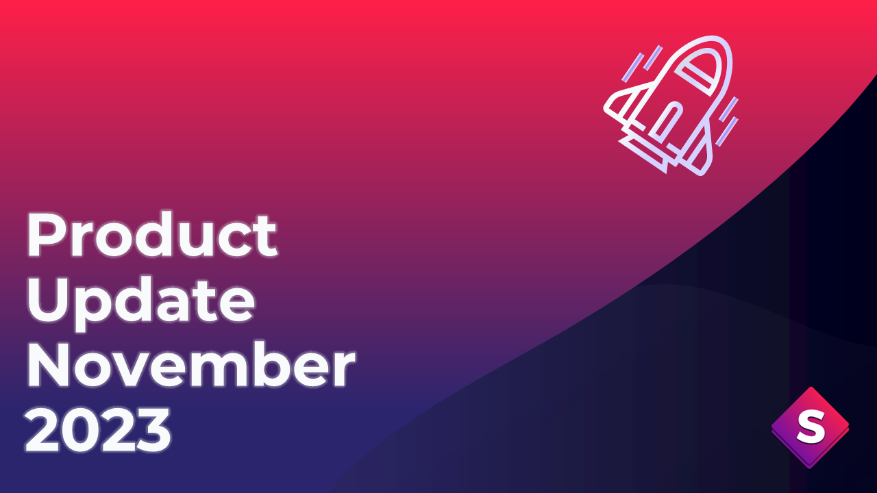 Product Update - November 2023