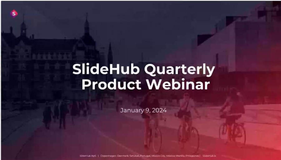 SlideHub Q4 Product Webinar (2023) - January, 2024