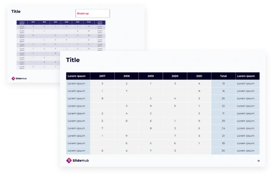 Brush up example with input and ouput slide