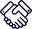 Partnership icon - handshake icon