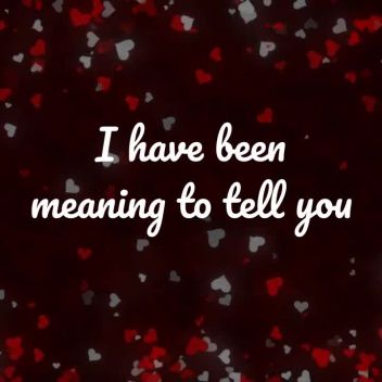 MEANING TO TELL YOU - Valentine's Video Ad
