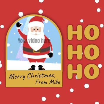 HO HO HO - Christmas Video Card