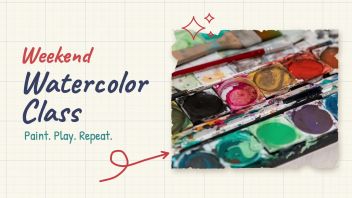 WATERCOLOR CLASS - Art/Culture Video Ad