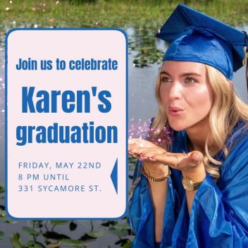 GRADUATION PARTY - Graduation Video Invitation
