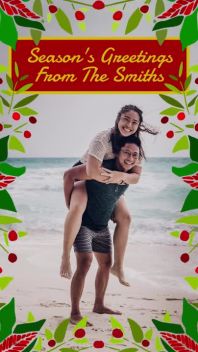 SEASON'S GREETINGS CARD - Christmas Video Card