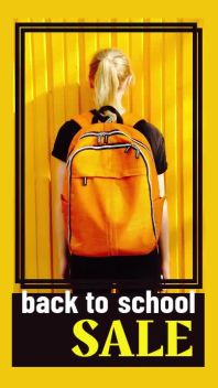 ORANGE BACKPACK - Back To School Video Ad