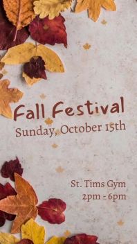 FALL FESTIVAL - Fall Video Ad
