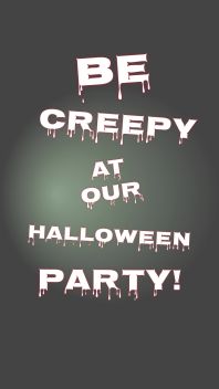BE CREEPY - Halloween Video Invitation