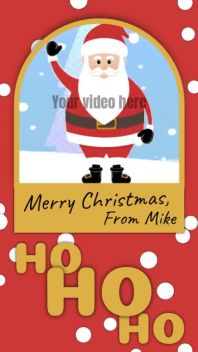 HO HO HO - Christmas Video Card