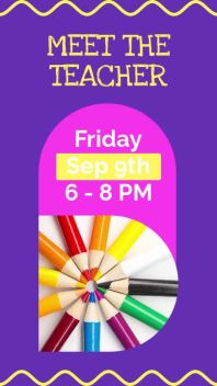 MEET THE TEACHER - Back To School Video Invitation