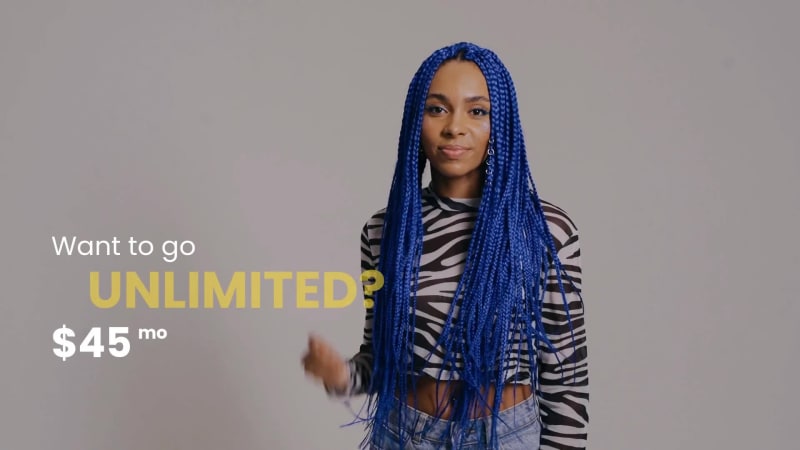 UNLIMITED PLAN at 0 seconds