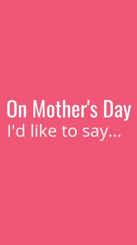 THANK YOU MOM at 1 seconds