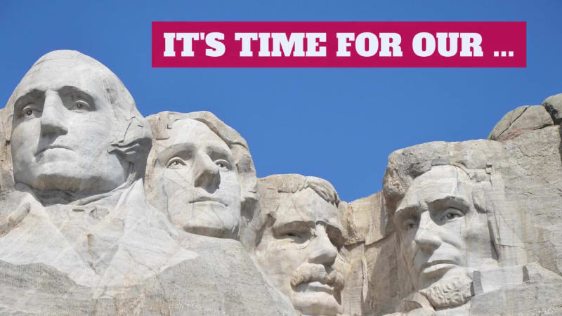 PRESIDENT'S DAY at 1 seconds
