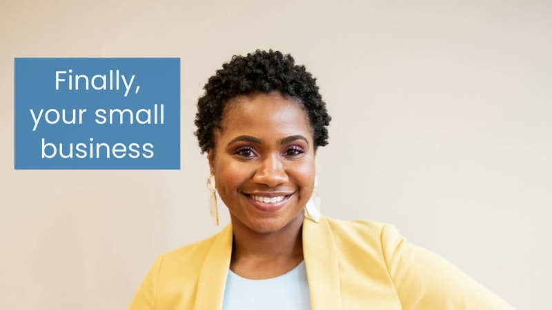 SMALL BUSINESS MARKETING at 1 seconds