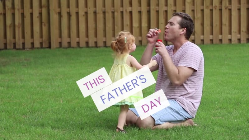 FATHER'S DAY at 1 seconds