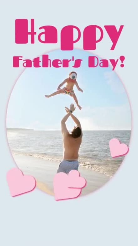 HEARTY FATHER'S DAY at 2 seconds