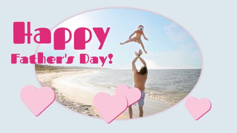 HEARTY FATHER'S DAY at 2 seconds