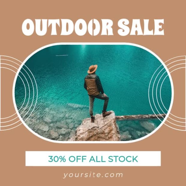 OUTDOOR SALE WIDE at 2 seconds