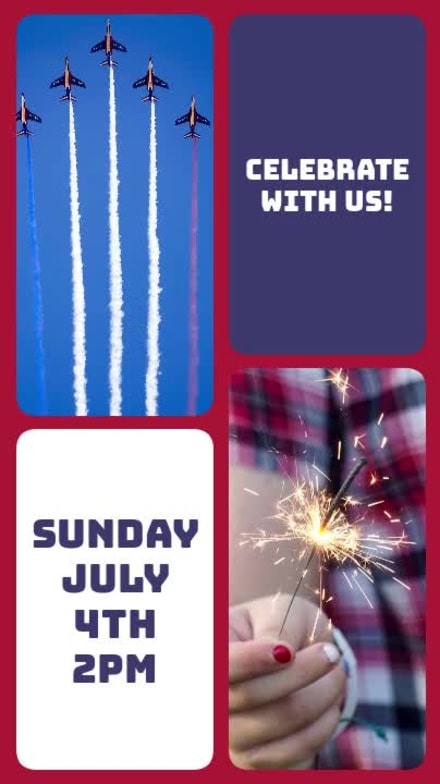JULY 4TH CELEBRATION at 10 seconds