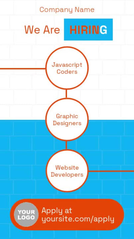 WE ARE HIRING at 10 seconds