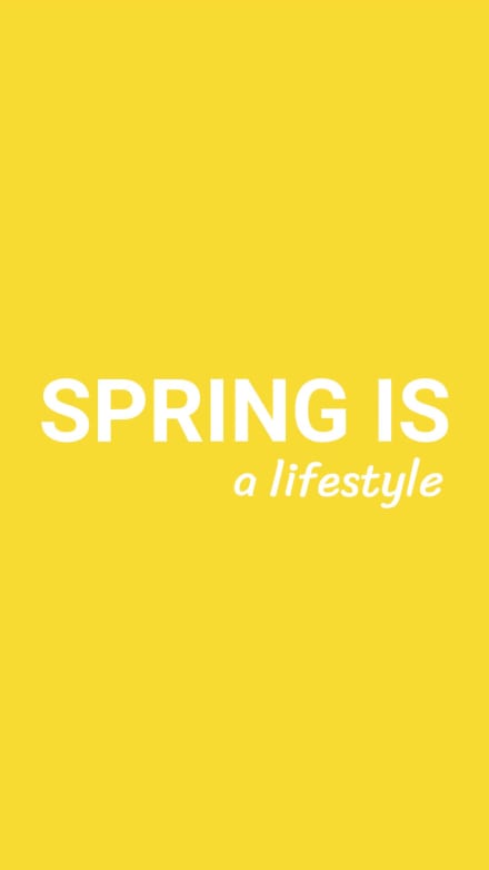 SPRING LIFESTYLE at 10 seconds