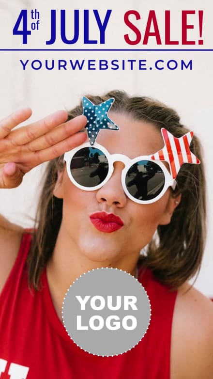 4TH OF JULY SALE at 10 seconds