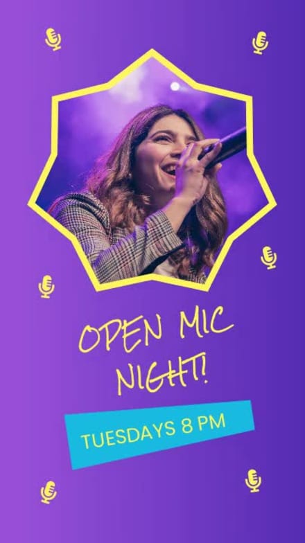 OPEN MIC at 10 seconds