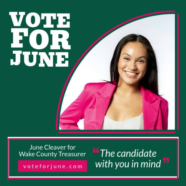 VOTE FOR JUNE at 10 seconds