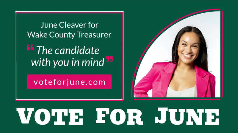 VOTE FOR JUNE at 10 seconds